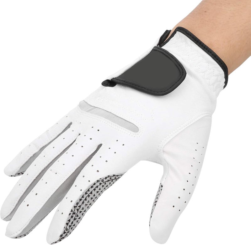 ZIZEV Racquetball Gloves, Leather and Nonslip Granular Material, Soft and Comfortable Breathable (23 Size) - Image 1